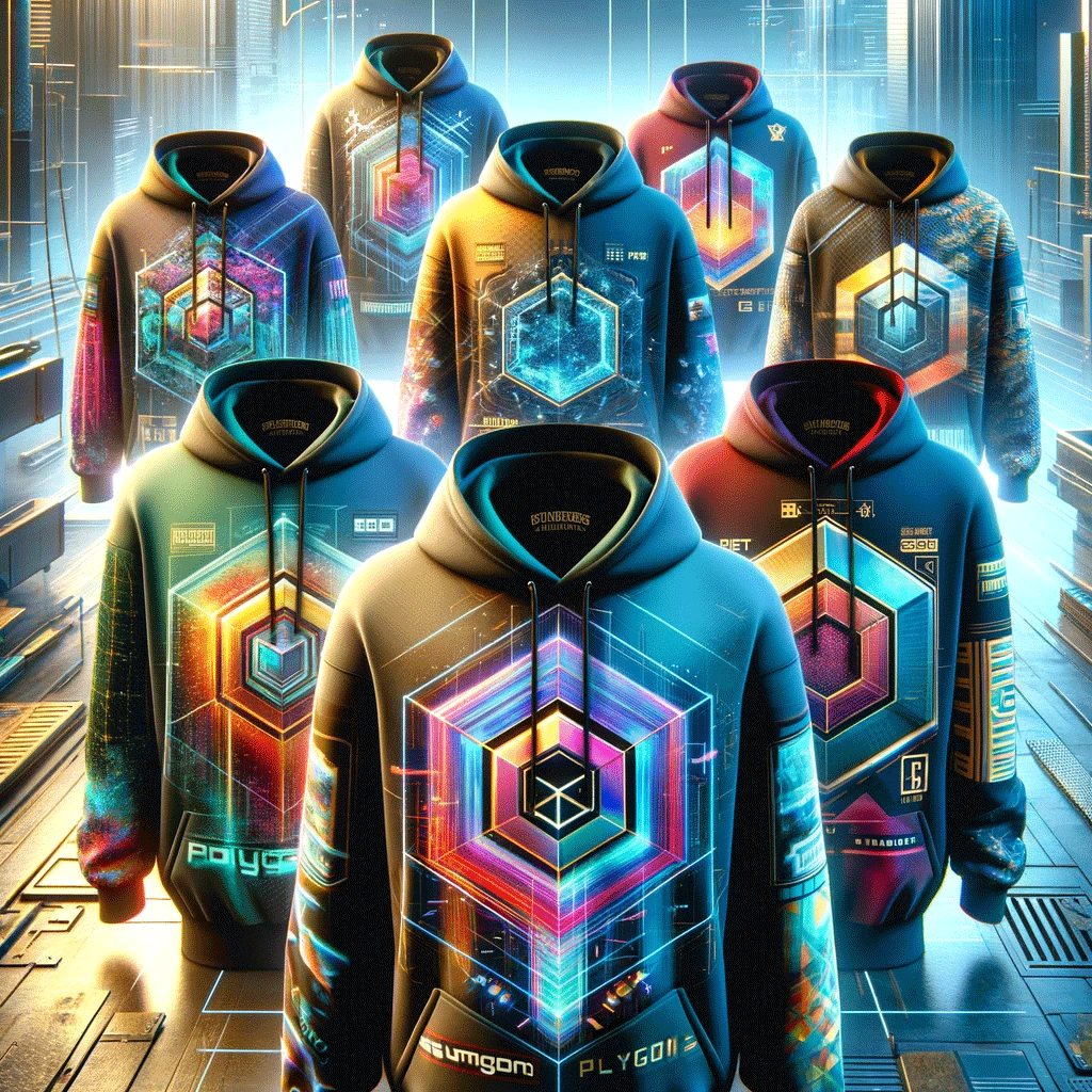 A collection of hoodies